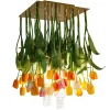 Lampadario quadrato Tulipano Flower Power