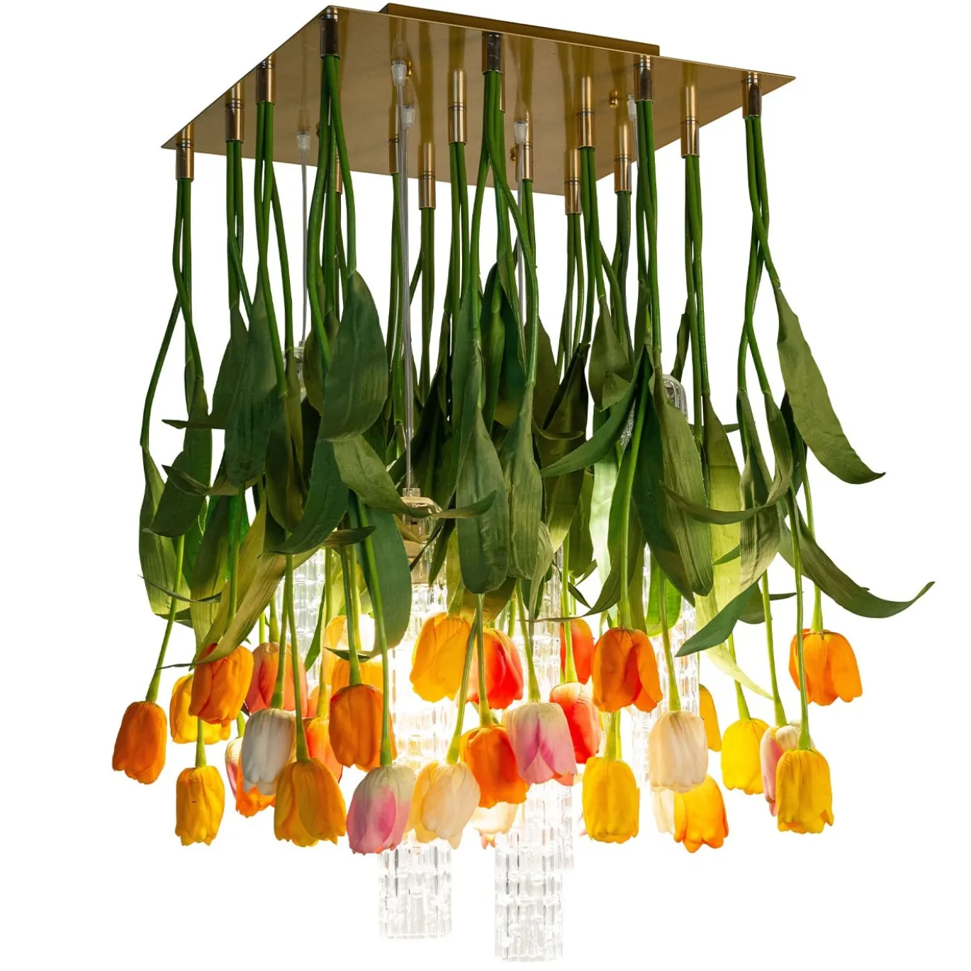 Lampadario quadrato Tulipano Flower Power