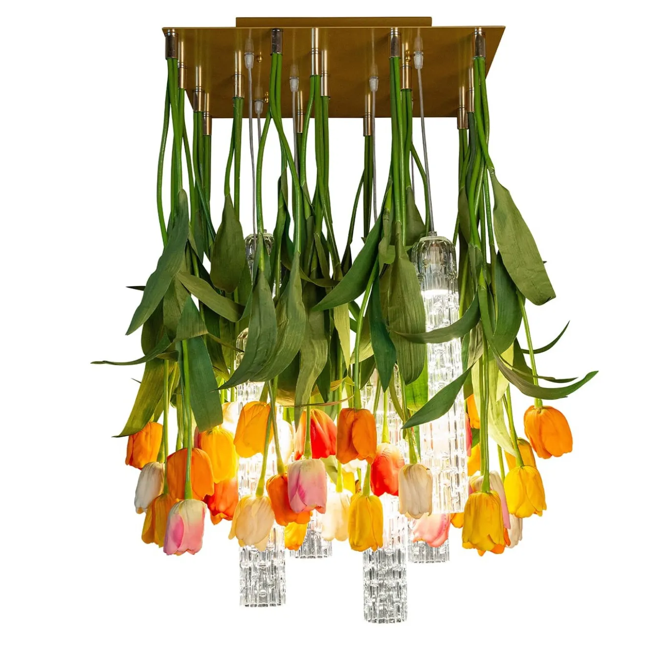 Lampadario quadrato Tulipano Flower Power