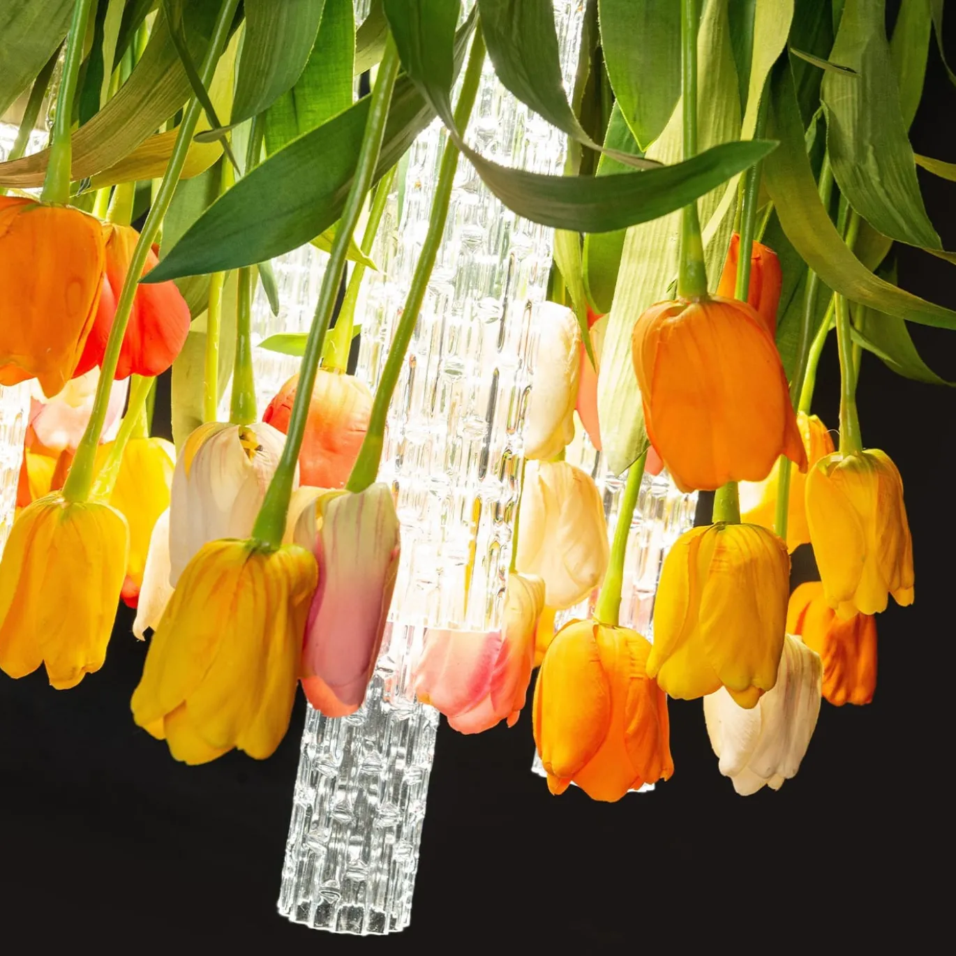 Lampadario quadrato Tulipano Flower Power