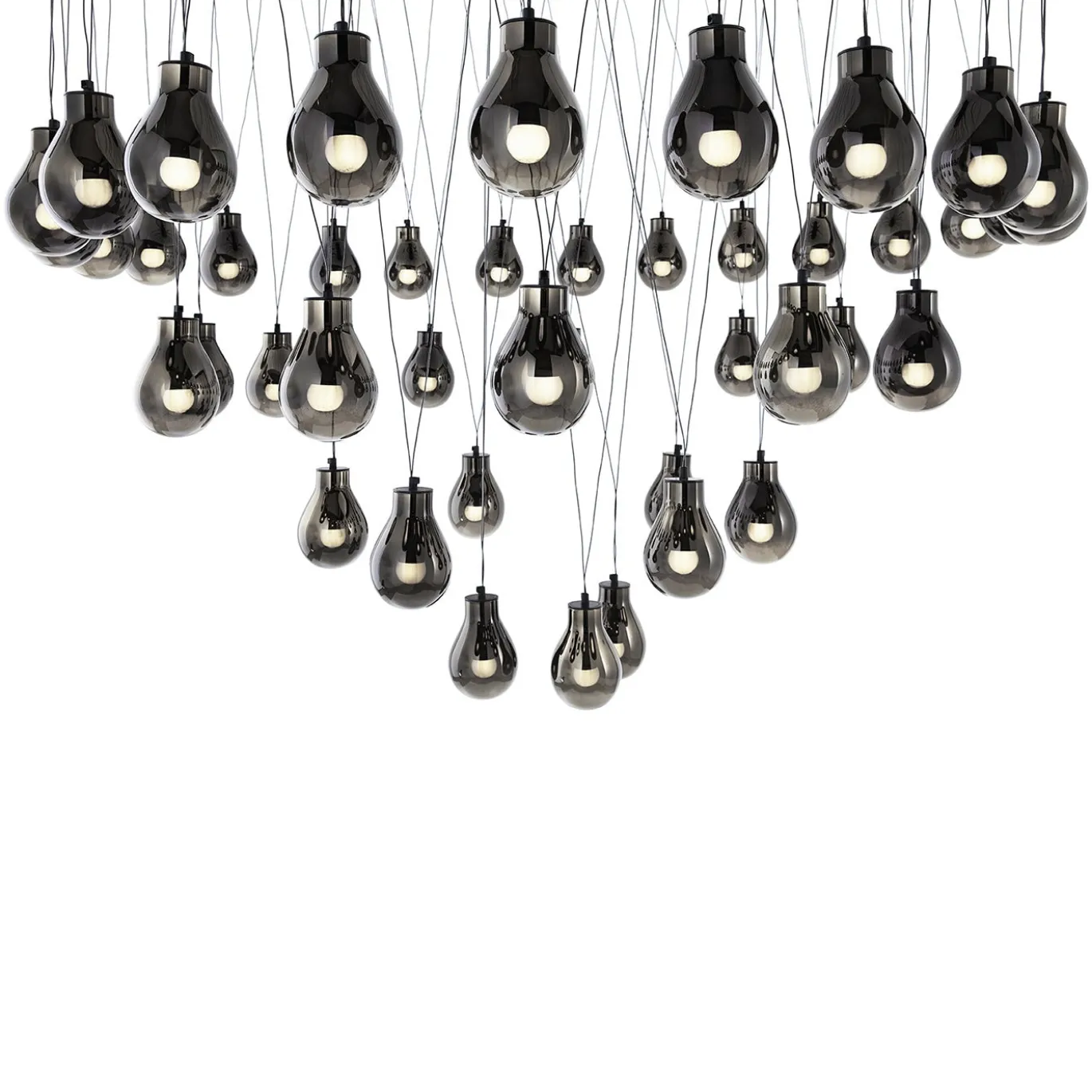 Lampadario Rain a 45 luci