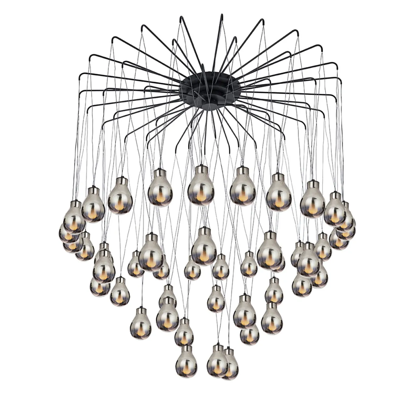 Lampadario Rain a 45 luci