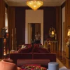 Lampadario rotondo ambra a 16 luci
