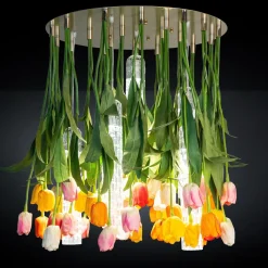 Lampadario rotondo Flower Power Tulip