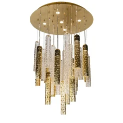 Lampadario rotondo New Pipe
