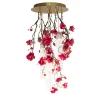Lampadario rotondo piccolo Flower Power Magnolia
