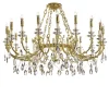 Lampadario Royal in Cristallo e Oro