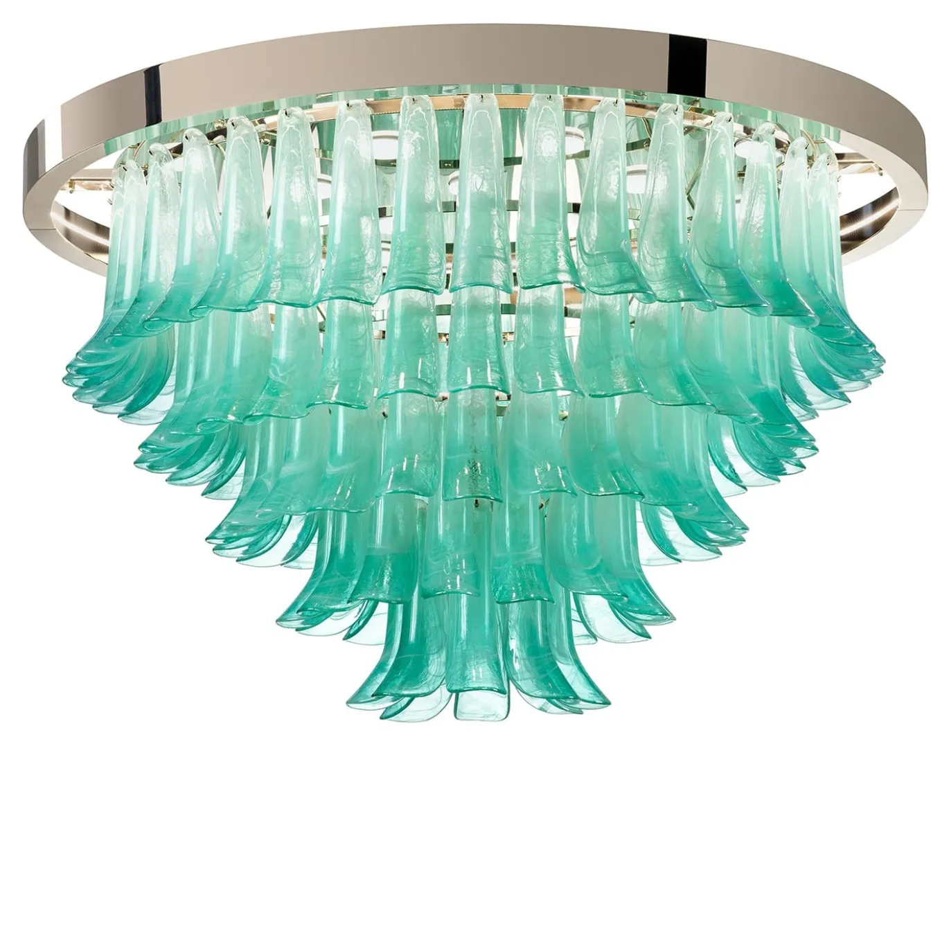 Lampadario Saddle verde