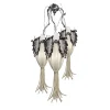 Lampadario Scudo nero