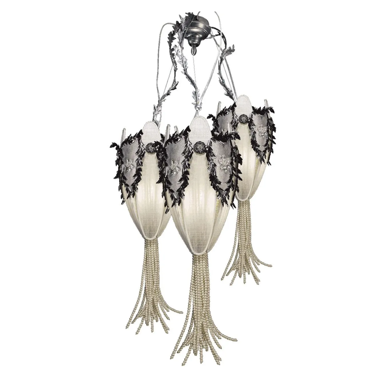 Lampadario Scudo nero