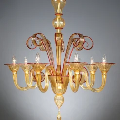 Lampadario Todaro giallo