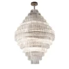 Lampadario Triedro Diamond a 28 luci