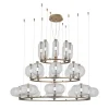 Lampadario Trinity 01 in vetro di Mike Shilov