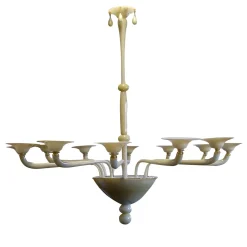 Lampadario Tundra in Vetro Beige