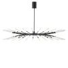 Lampadario Twig nero metallizzato