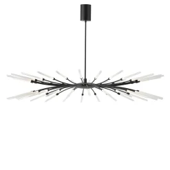 Lampadario Twig nero metallizzato
