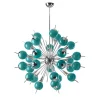 Lampadario Vega grande turchese