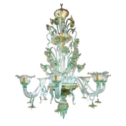 Lampadario verde Violante