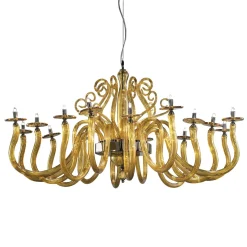 Lampadario Yncanto ambra 16 luci