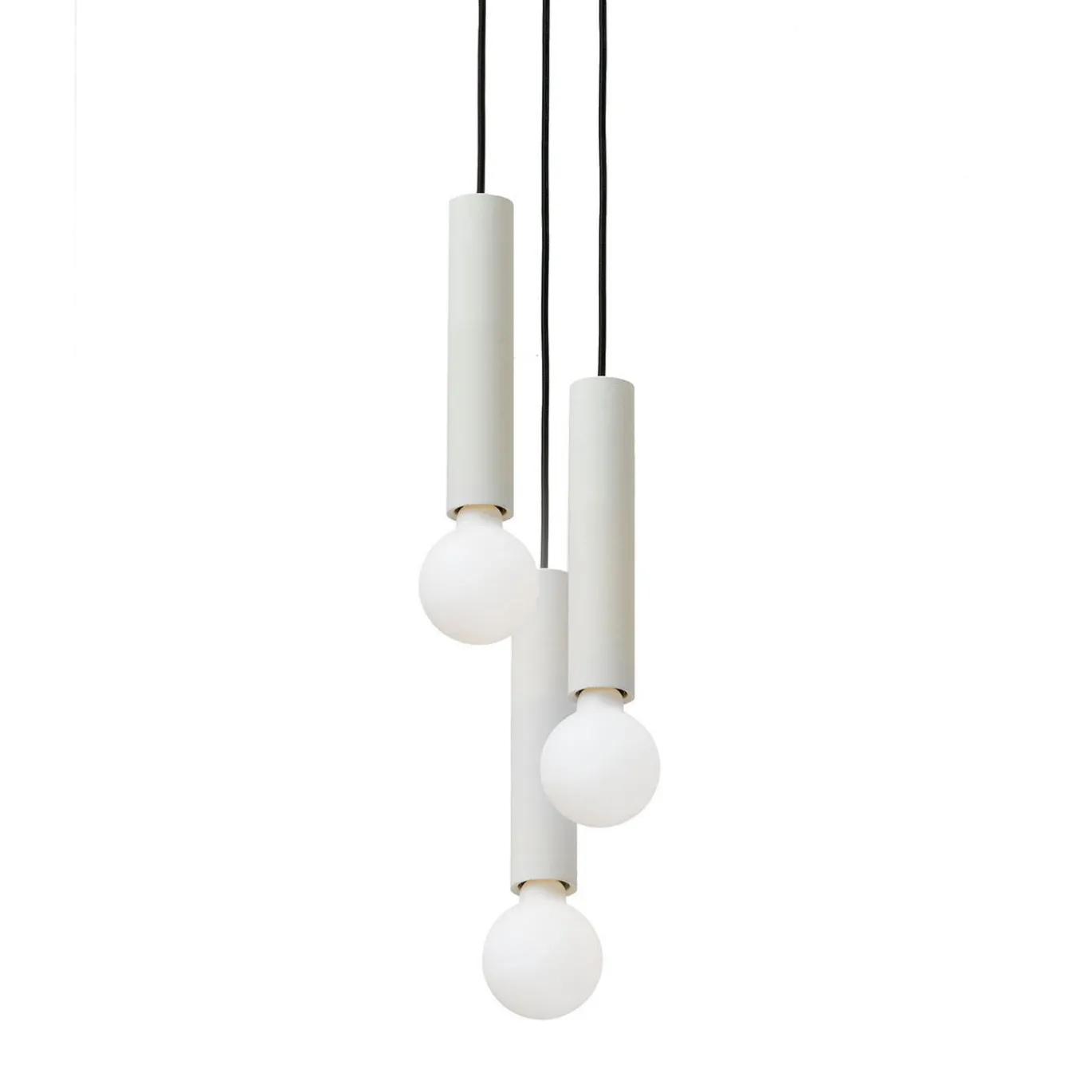 Lampade a sospensione Ila Maxi Trio Avorio