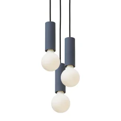 Lampade a sospensione Ila Trio Blu Violina