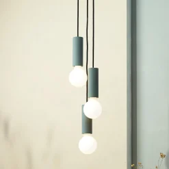Lampade a sospensione Ila Trio Blu Violina