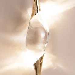Lampade da pavimento a soffitto Il Pezzo 12 Composizione E in ottone con finitura oro