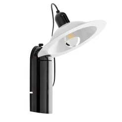 Lampiatta Lampada da Parete Nera di De Pas, D'Urbino, Lomazzi