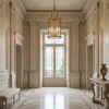 Lanterna a sospensione per esterni Victorian in ottone dorato