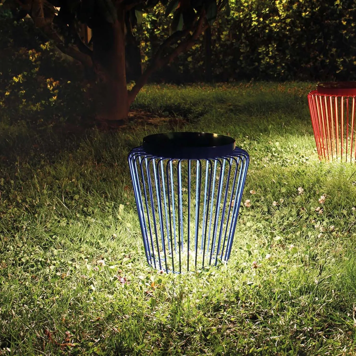 Lanterna Cage Blue di Stefano Tabarin