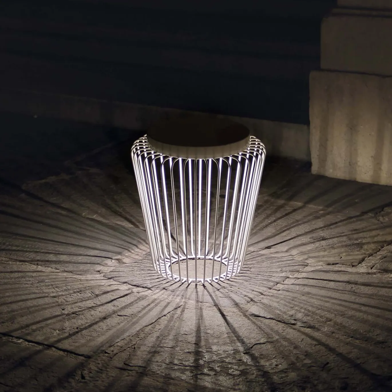 Lanterna Cage White di Stefano Tabarin