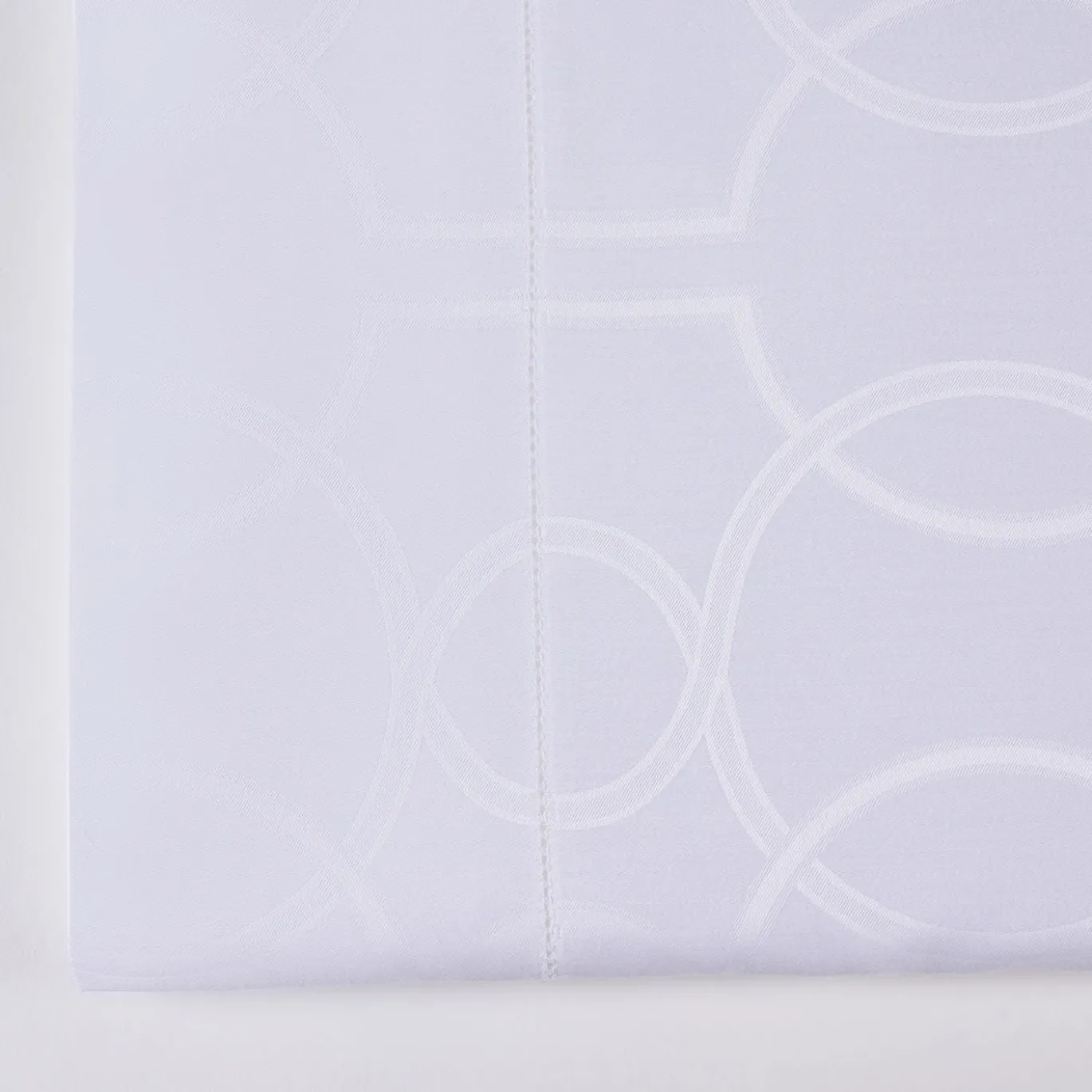 Lenzuolo matrimoniale Shangri-La Jacquard bianco