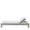 Lettino da sole in tessuto morbido Moonlight di Paola Navone Otto Studio