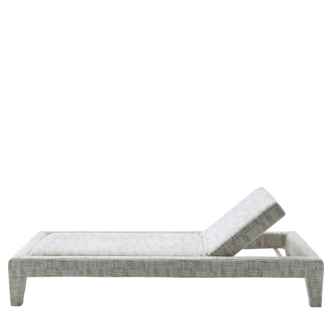 Lettino da sole in tessuto morbido Moonlight di Paola Navone Otto Studio