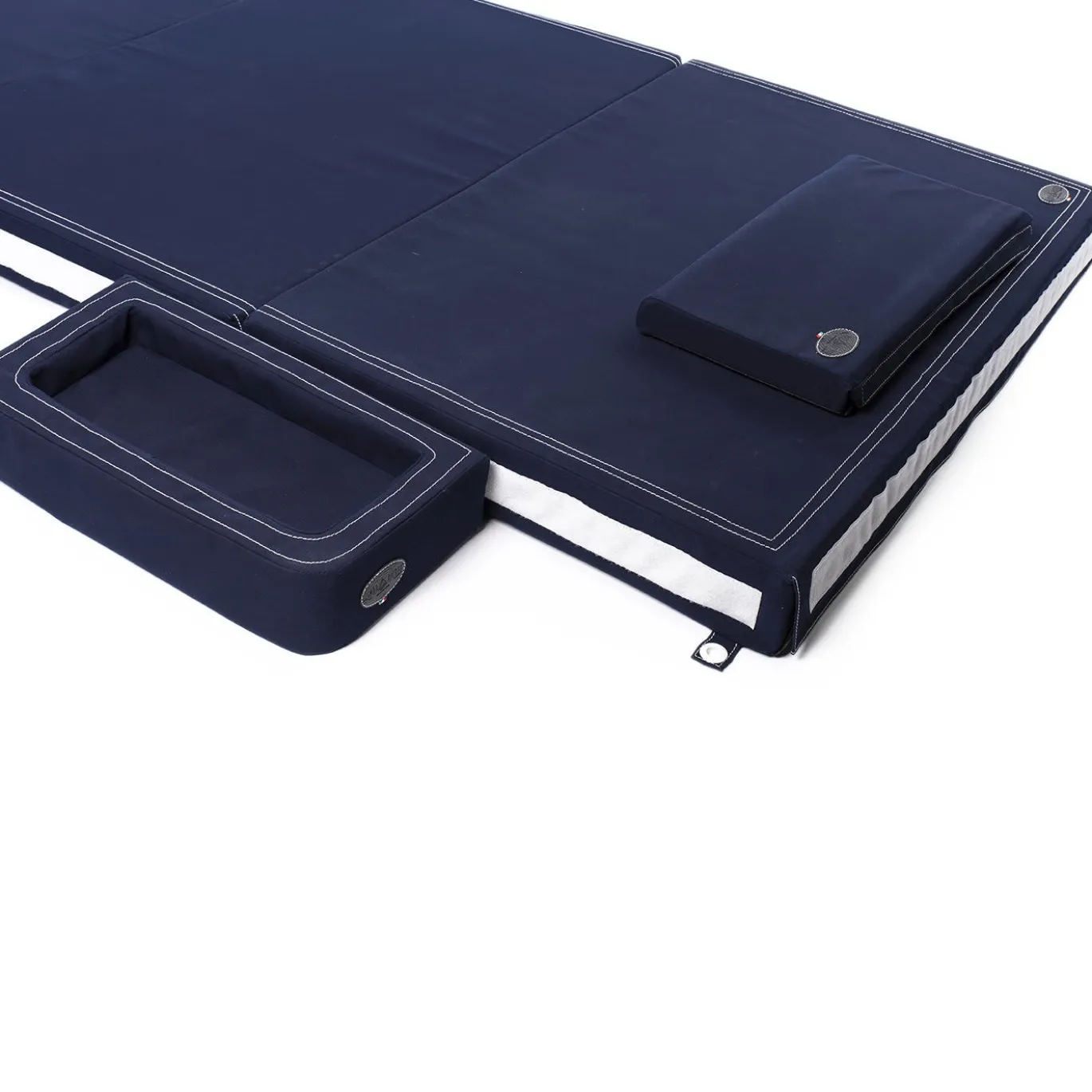 Lettino galleggiante blu