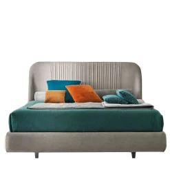 Letto Alba Fluttuante con rivestimento in velluto Deluxe