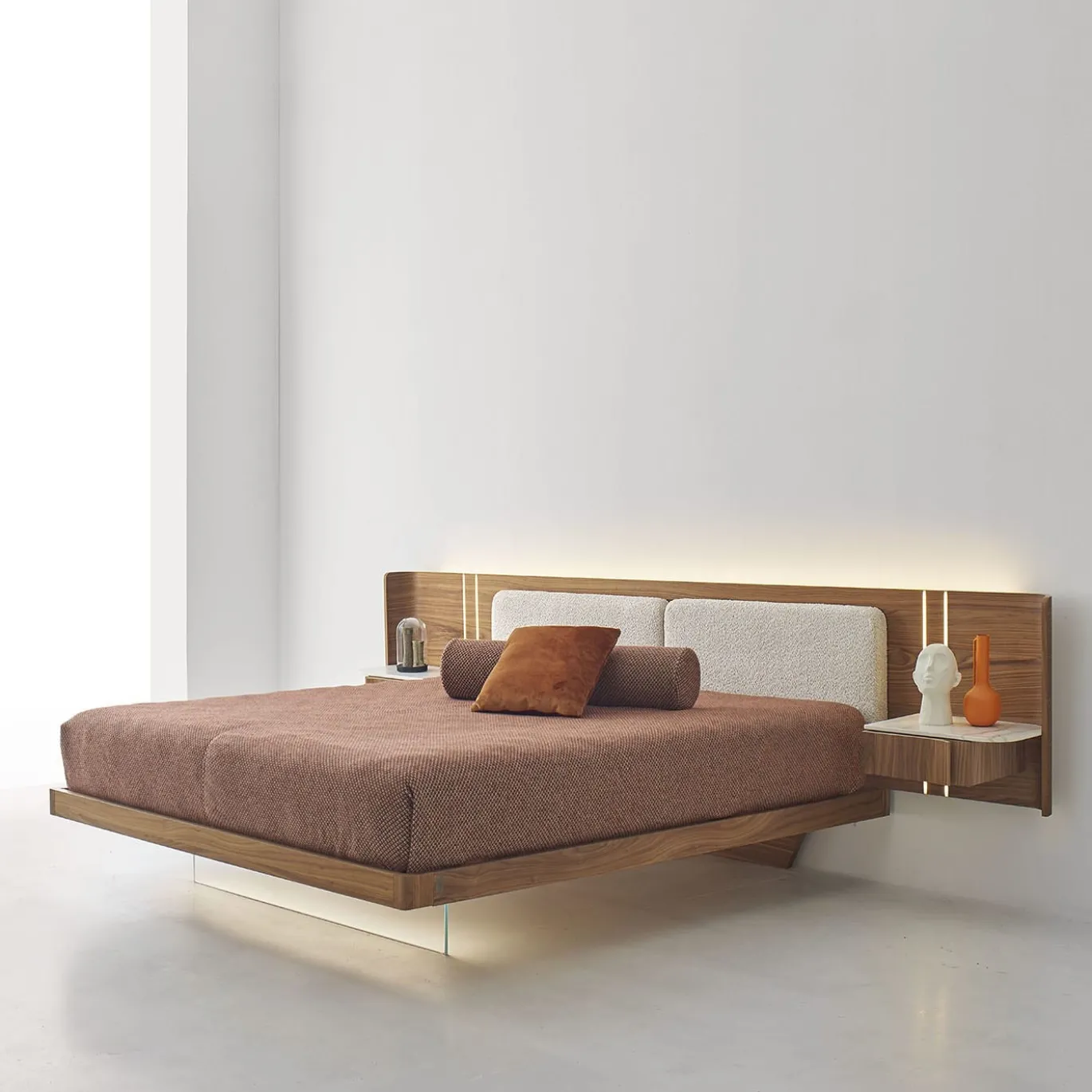 Letto a libro galleggiante