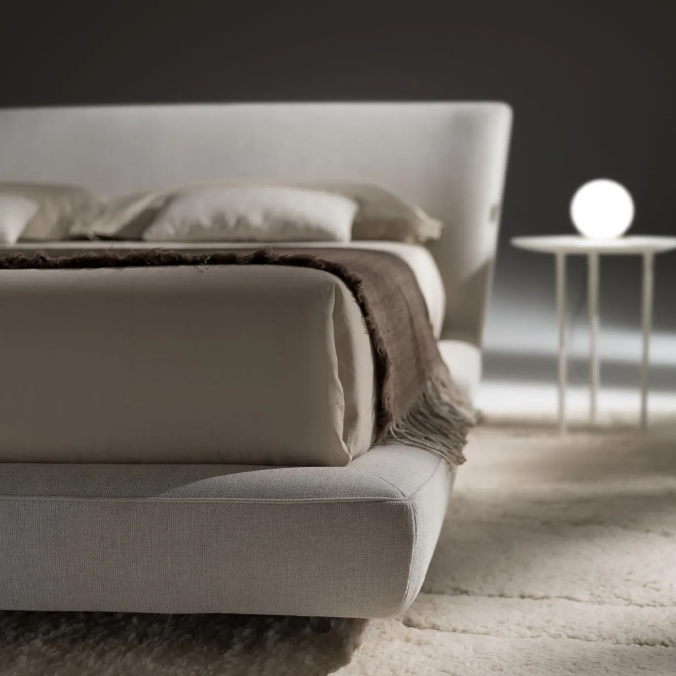 Letto Athene 905 in Tessuto Beige