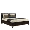Letto Elodie in legno di noce