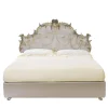 Letto Grigio Perla e Oro Decoro