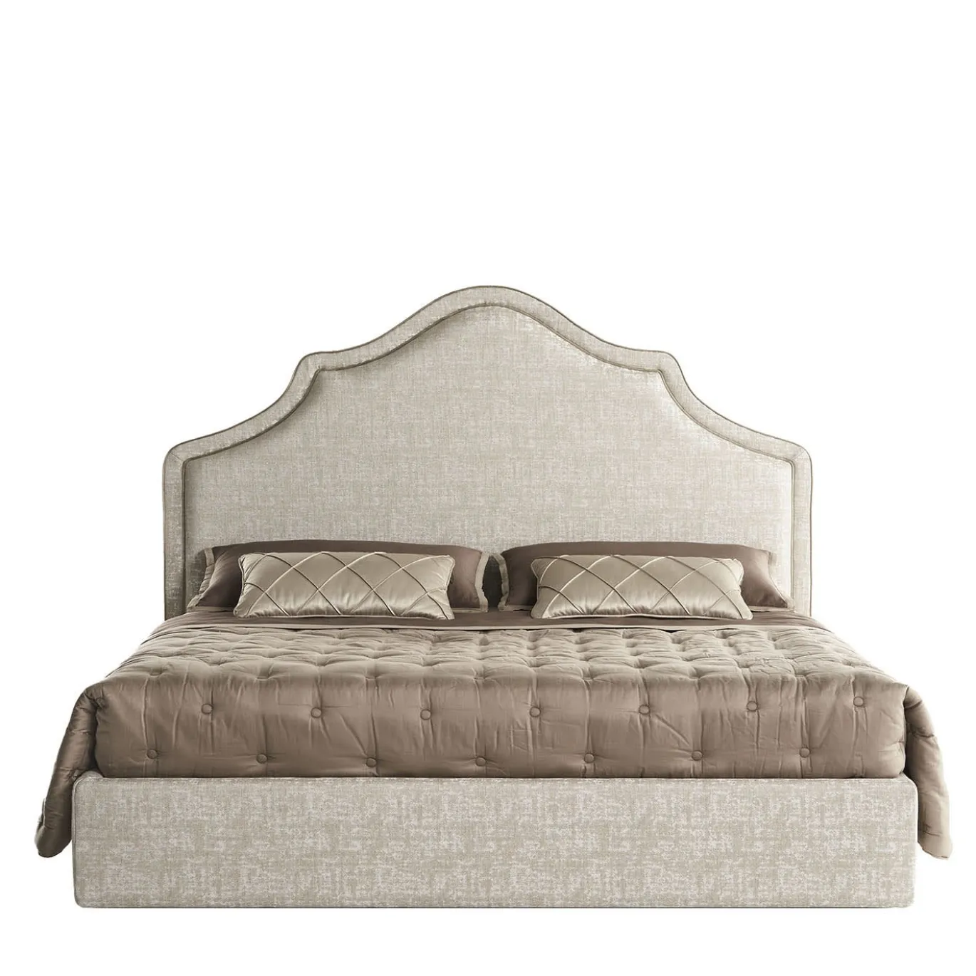 Letto matrimoniale Alan Melange Taupe