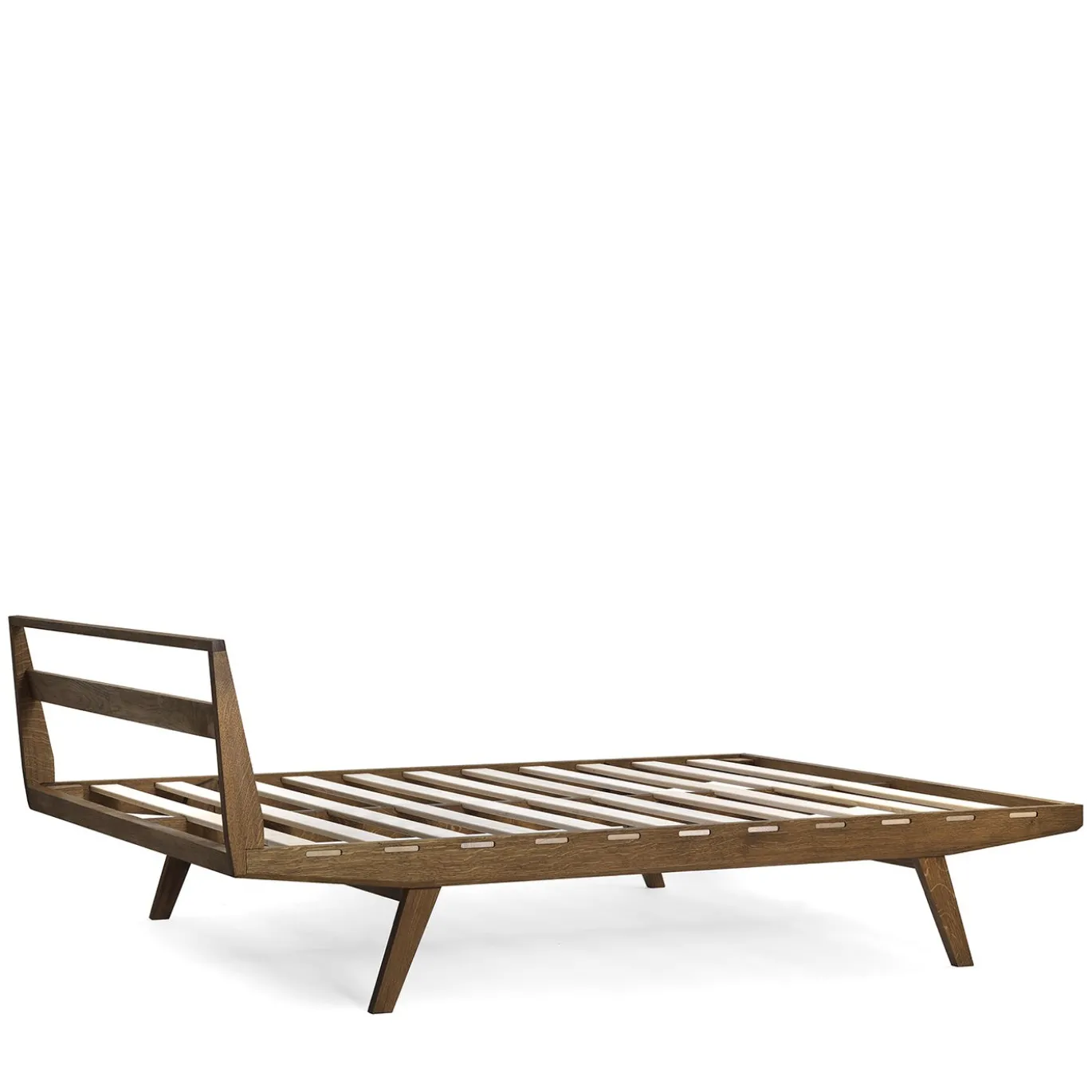 Letto Mattia in legno di quercia Queen Size