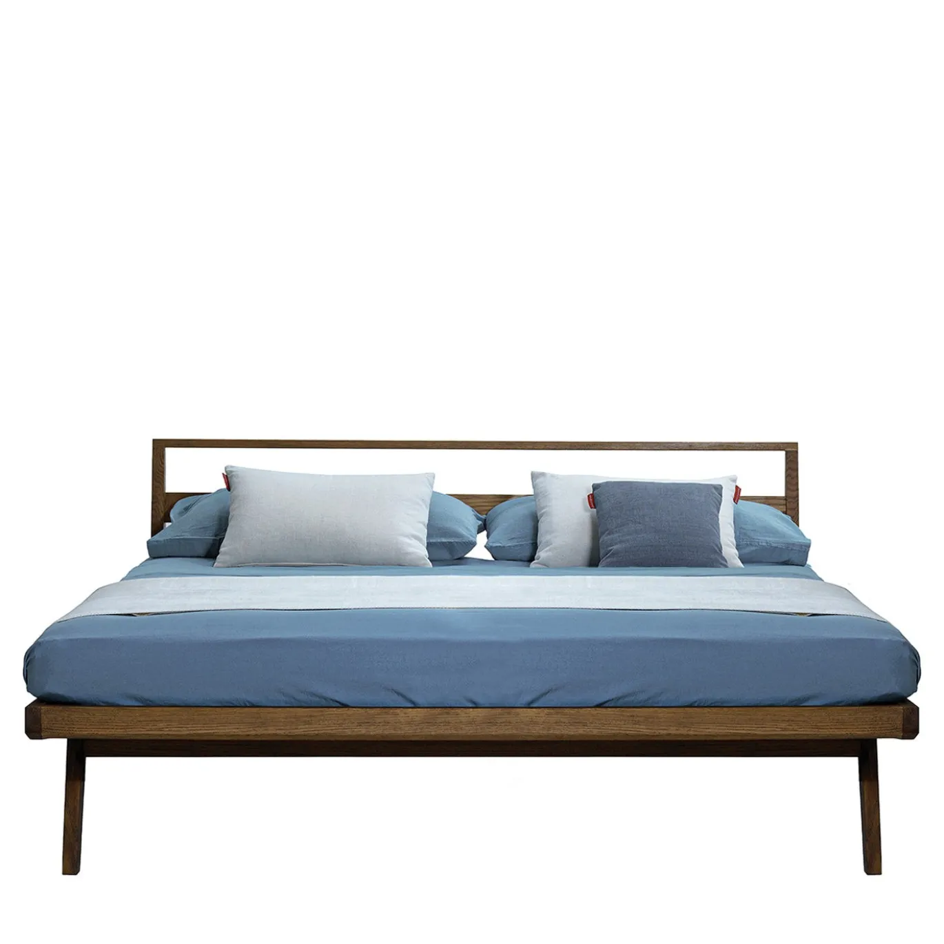 Letto Mattia in legno di quercia Queen Size