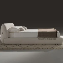 Letto Naxos in Tessuto Bianco