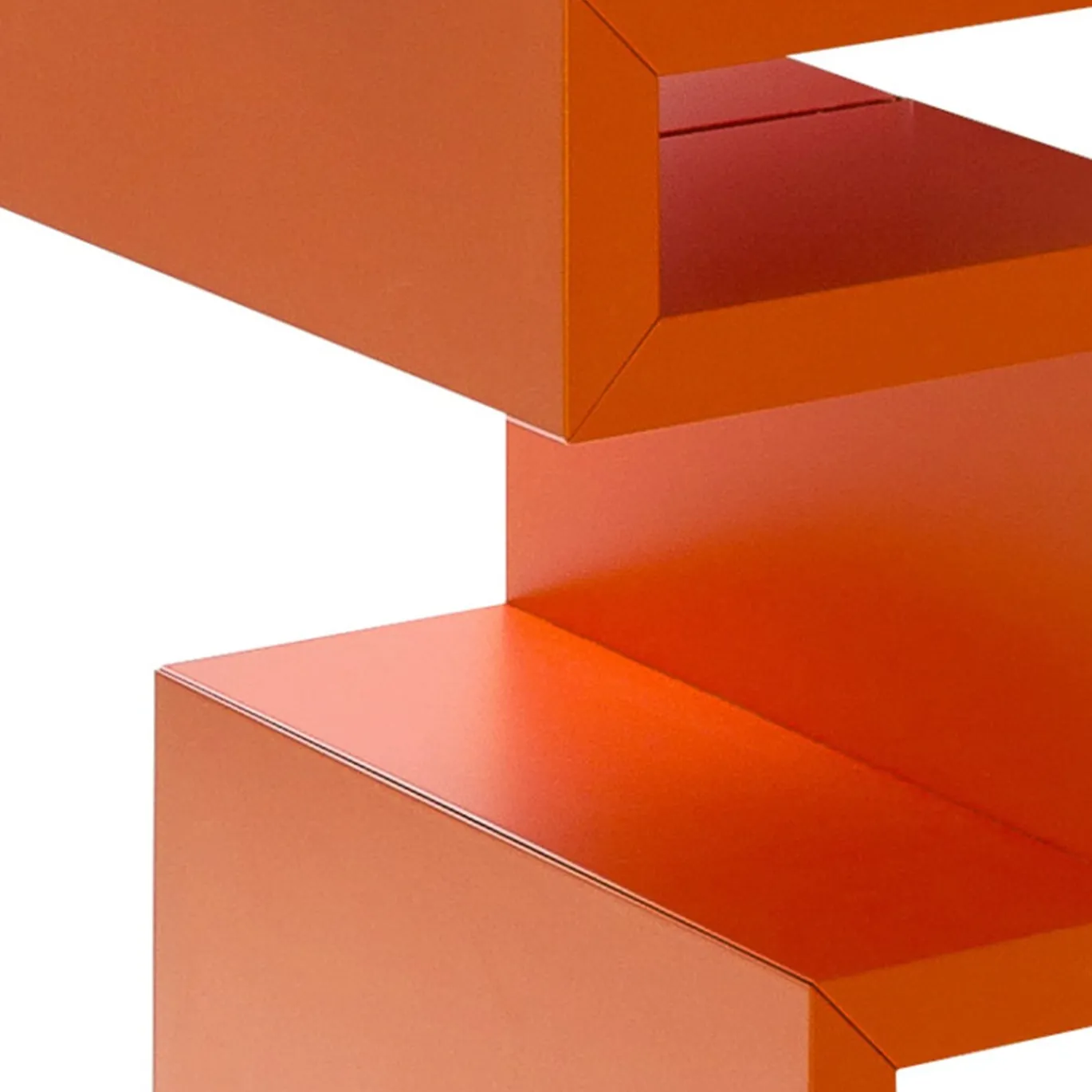 Libreria a parete Todo Orange di Giulia Contaldo