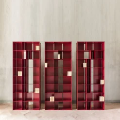 Libreria Fit in Ottone Rosso di Marc Sadler