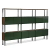 Libreria Flexor Verde In Legno e Metallo