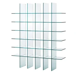 Libreria Glass Shelves #1 (1976) di Shiro Kuramata