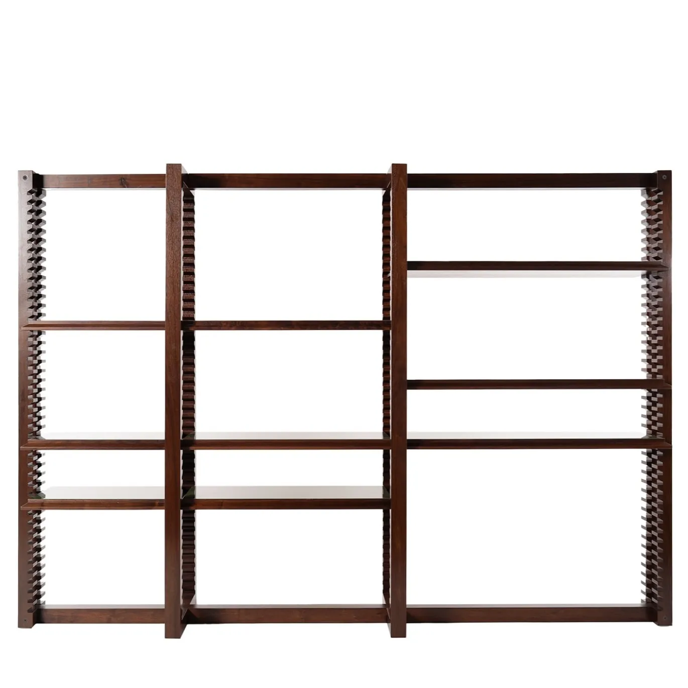 Libreria Modulare in Legno Marrone "Ritmica" di Storagemilano