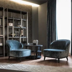 Libreria Mondrian/17 in Metallo Marrone di Massimiliano Raggi